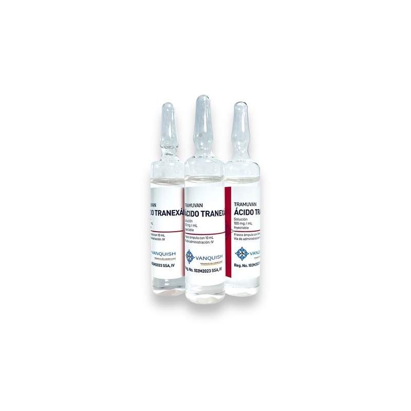 ACIDO TRANEXAMICO SOL INY 1G/10ML AMPULA | Website MC&M