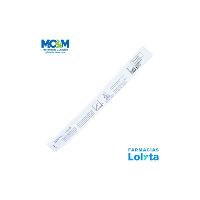 AGUJA WHITACRE 27 G X 4 11/16 IN LARGA BD REF 409443 | Website MC&M