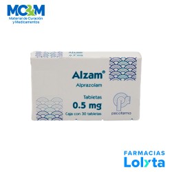 ALPRAZOLAM 0.5 MG C/30 TAB ALZAM LAB PSICOFARMA GRUPO II | Website MC&M