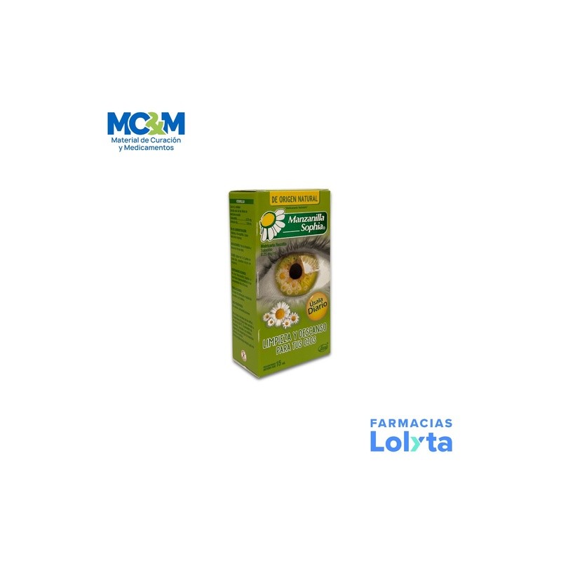 MANZANILLA SOL OFTALMICA 0.25MG/ML FCO C/15 ML LAB SOPHIA | Website MC&M