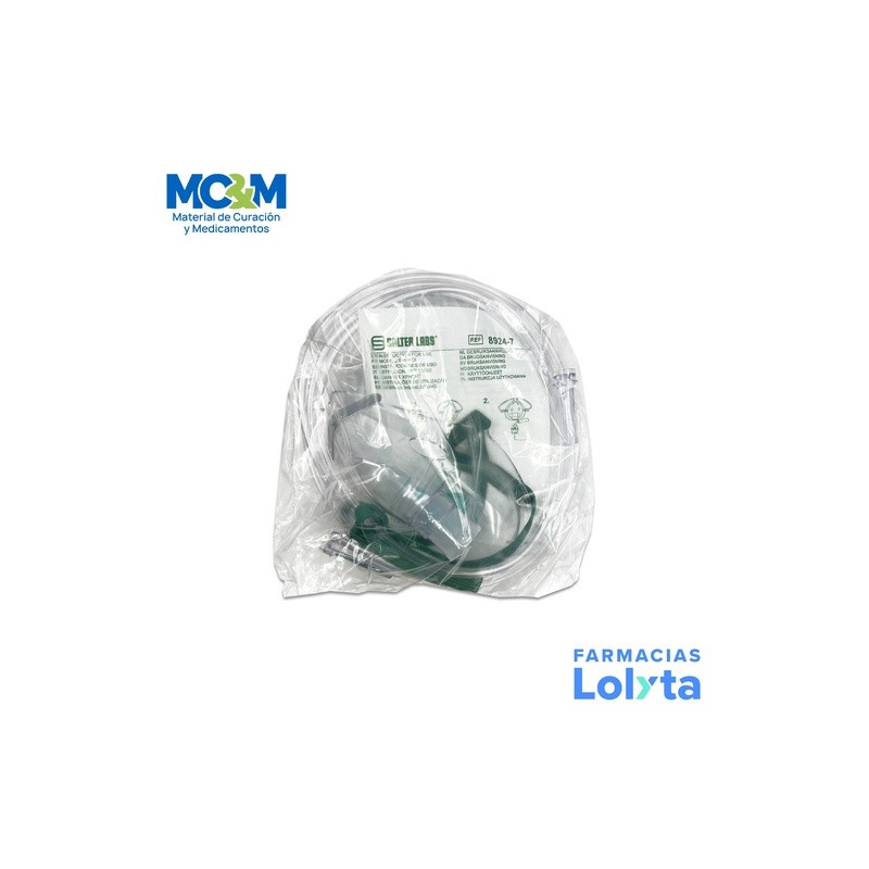 MASCARILLA CON MICRONEBULIZADOR ADULTO REF 8924-7 SALTER LABS | Website MC&M