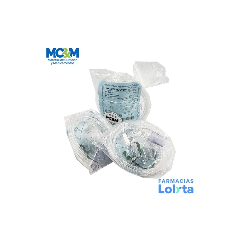 MASCARILLA CON MICRONEBULIZADOR PEDIATRICO REF 1886 HUDSON | Website MC&M