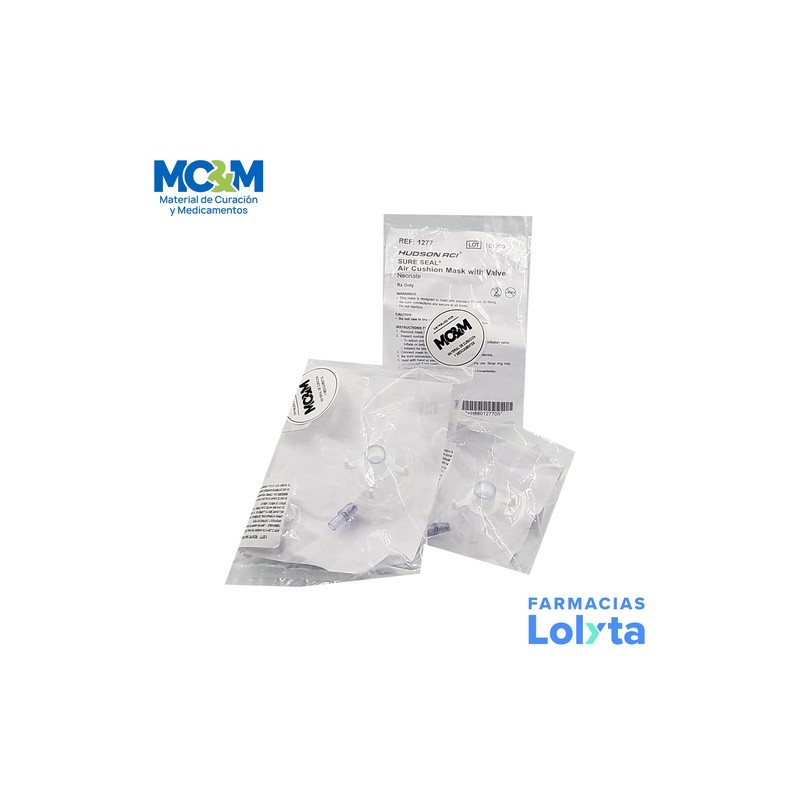 MASCARILLA PARA ANESTESIA #0 NEONATO BLANCA REF 1277 HUDSON | Website MC&M