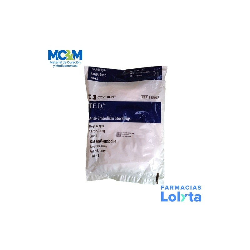 MEDIA ANTIEMBOLICA GRANDE LARGA AL MUSLO TED REF 3856 | Website MC&M